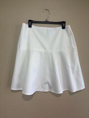 Ralph Lauren White A-Line Skirt